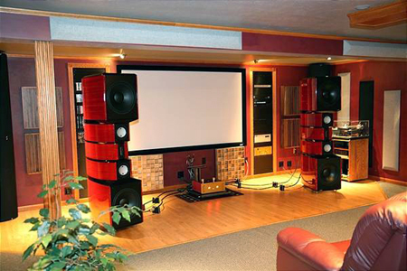 Home Theatre Design Ideas on Acoustic Control Designed For Home Theater Architects Inspired Our